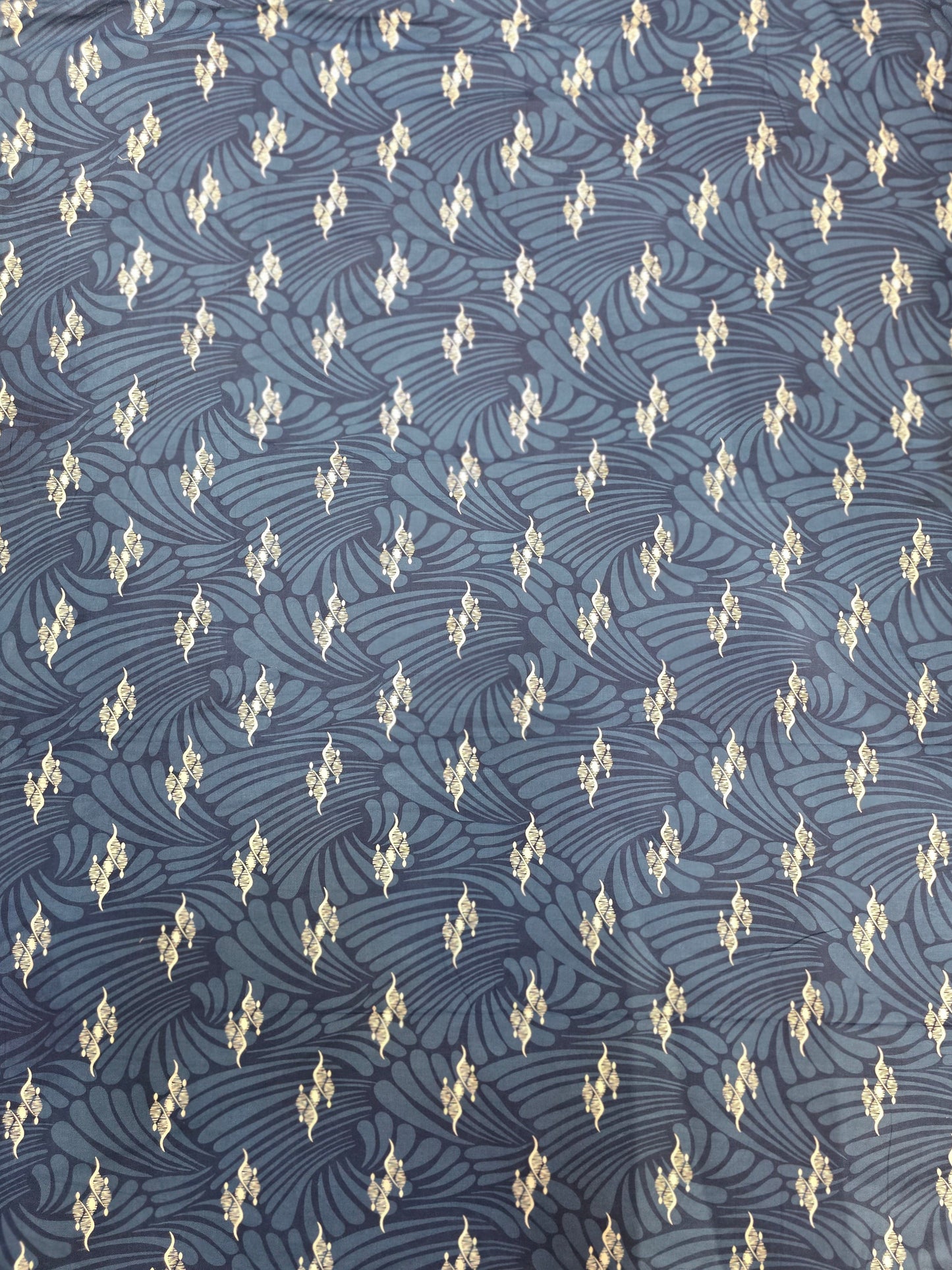 Indigo printed cotton Mens shirt VISHAL KAPUR STUDIO