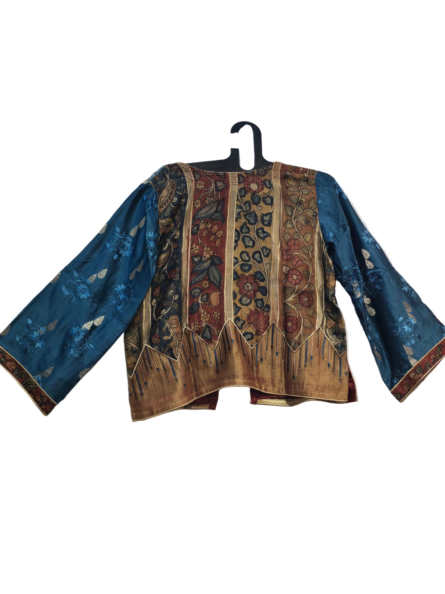 Stitched Chanderi Kalamkari Short Jacket