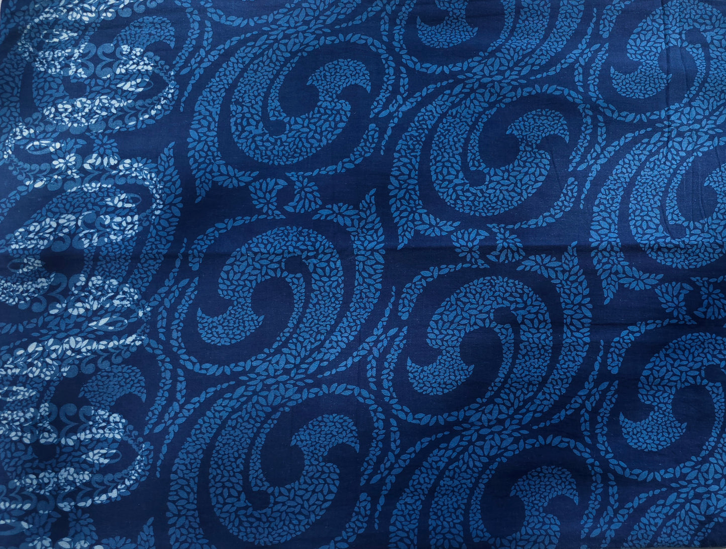 Customised Cotton indigo kurta set