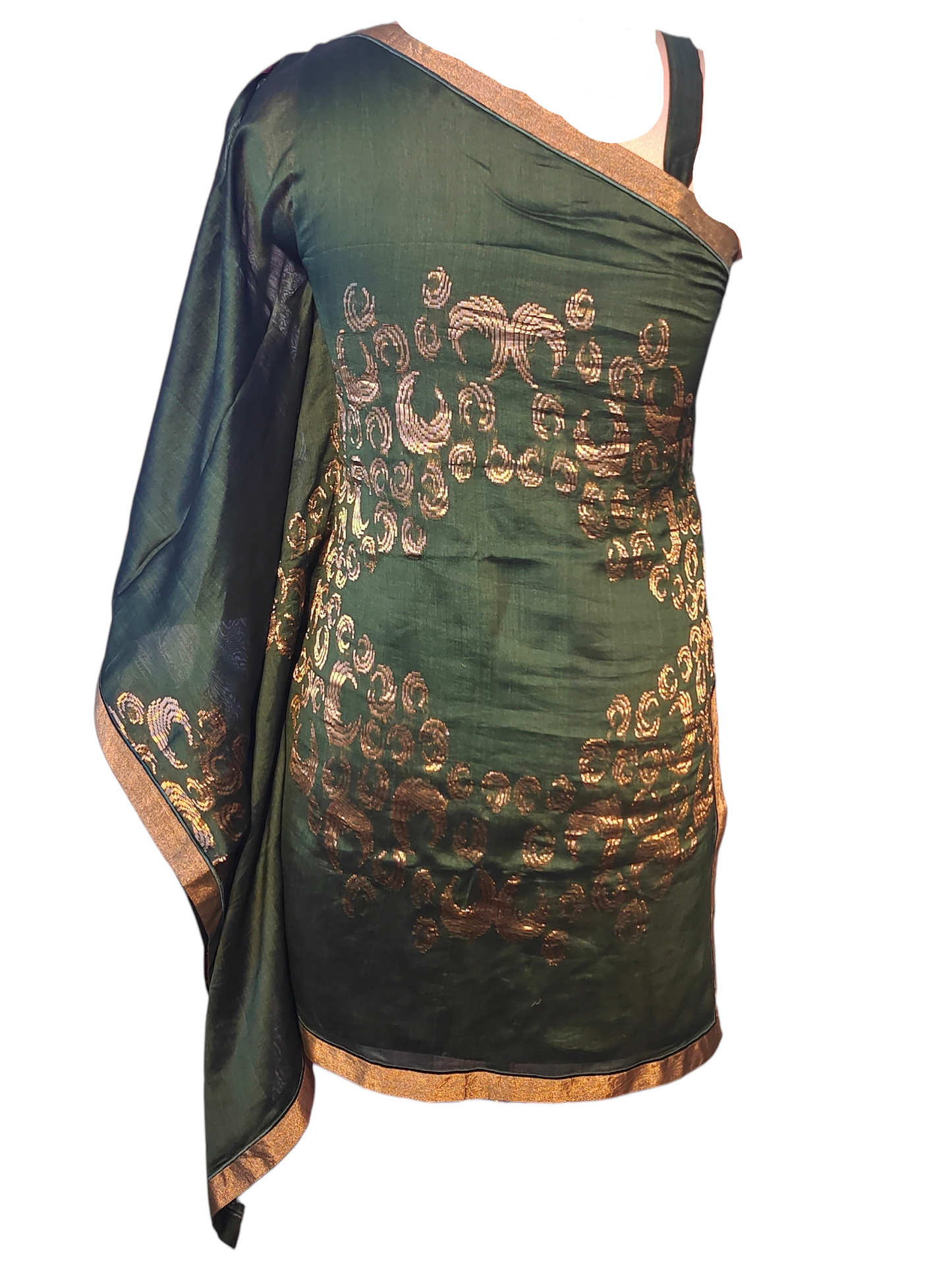 Indowestern chanderi formal coordset