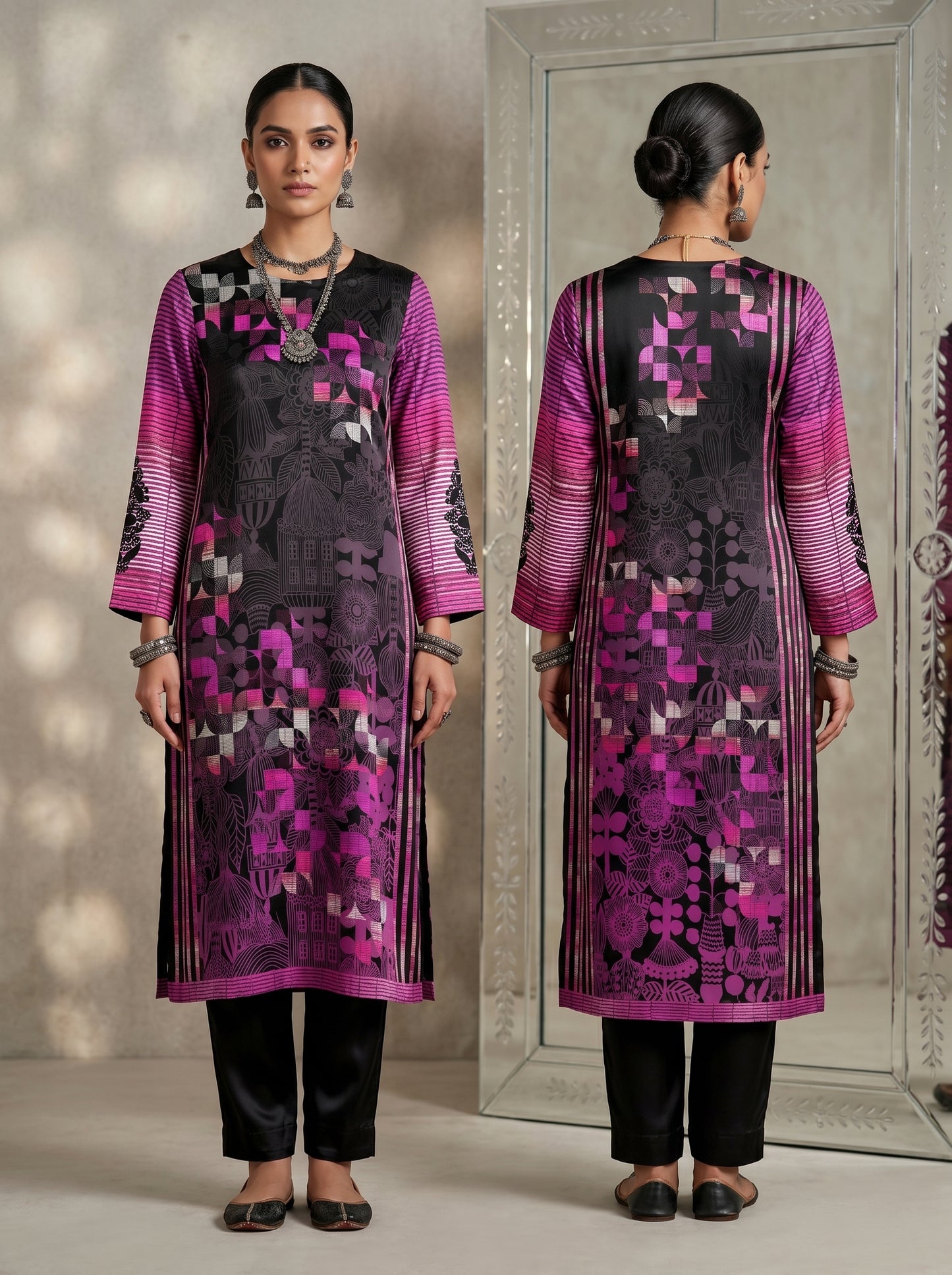 Semi Stitched Casual kurta