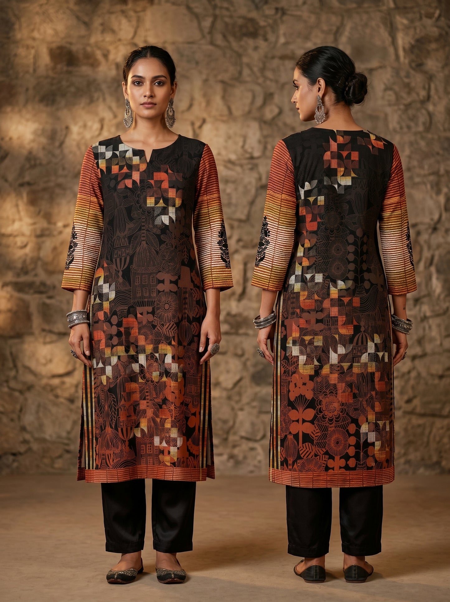 Semi Stitched Casual kurta