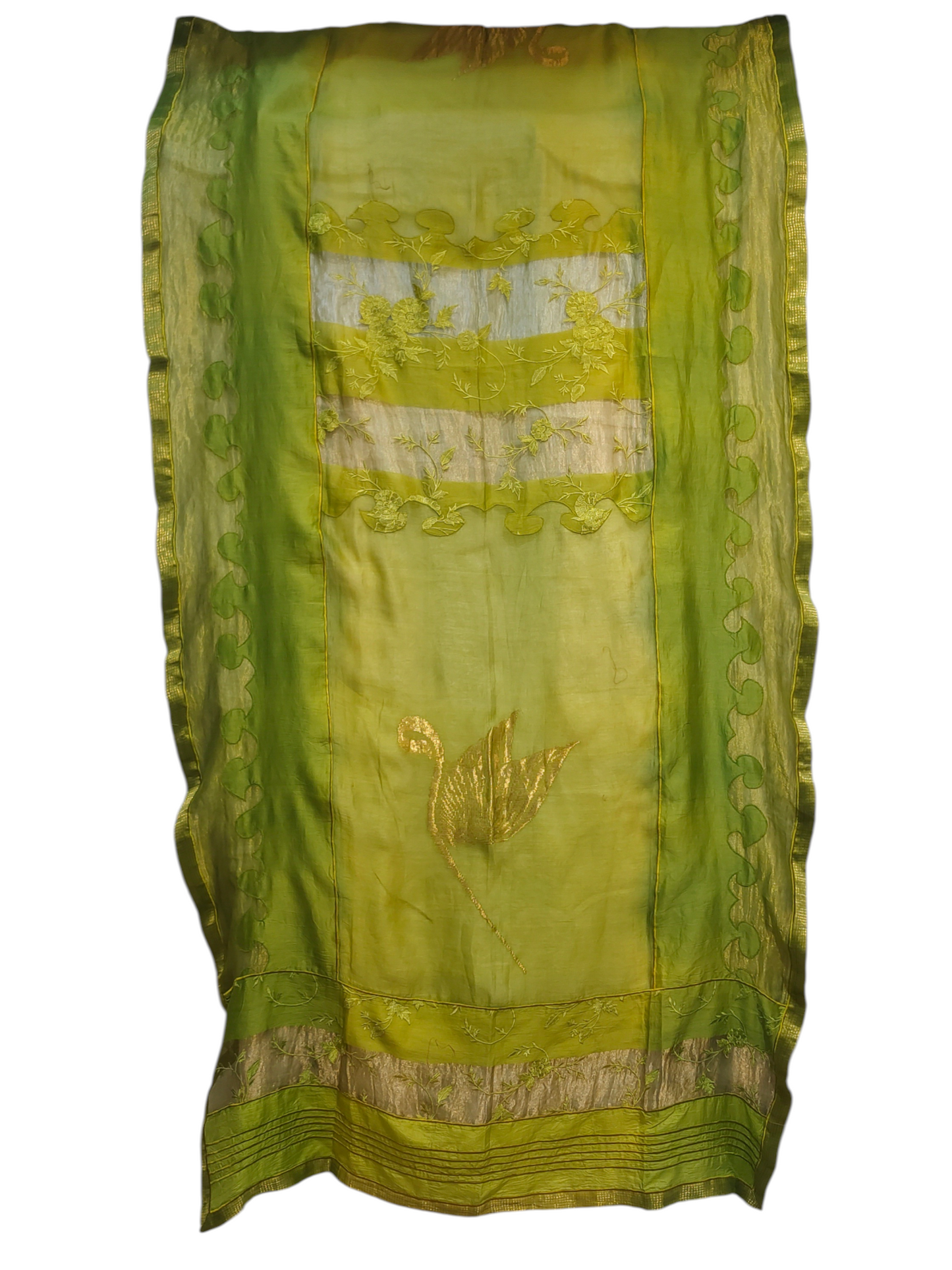 Semi Stitched Formal chanderi Suitset