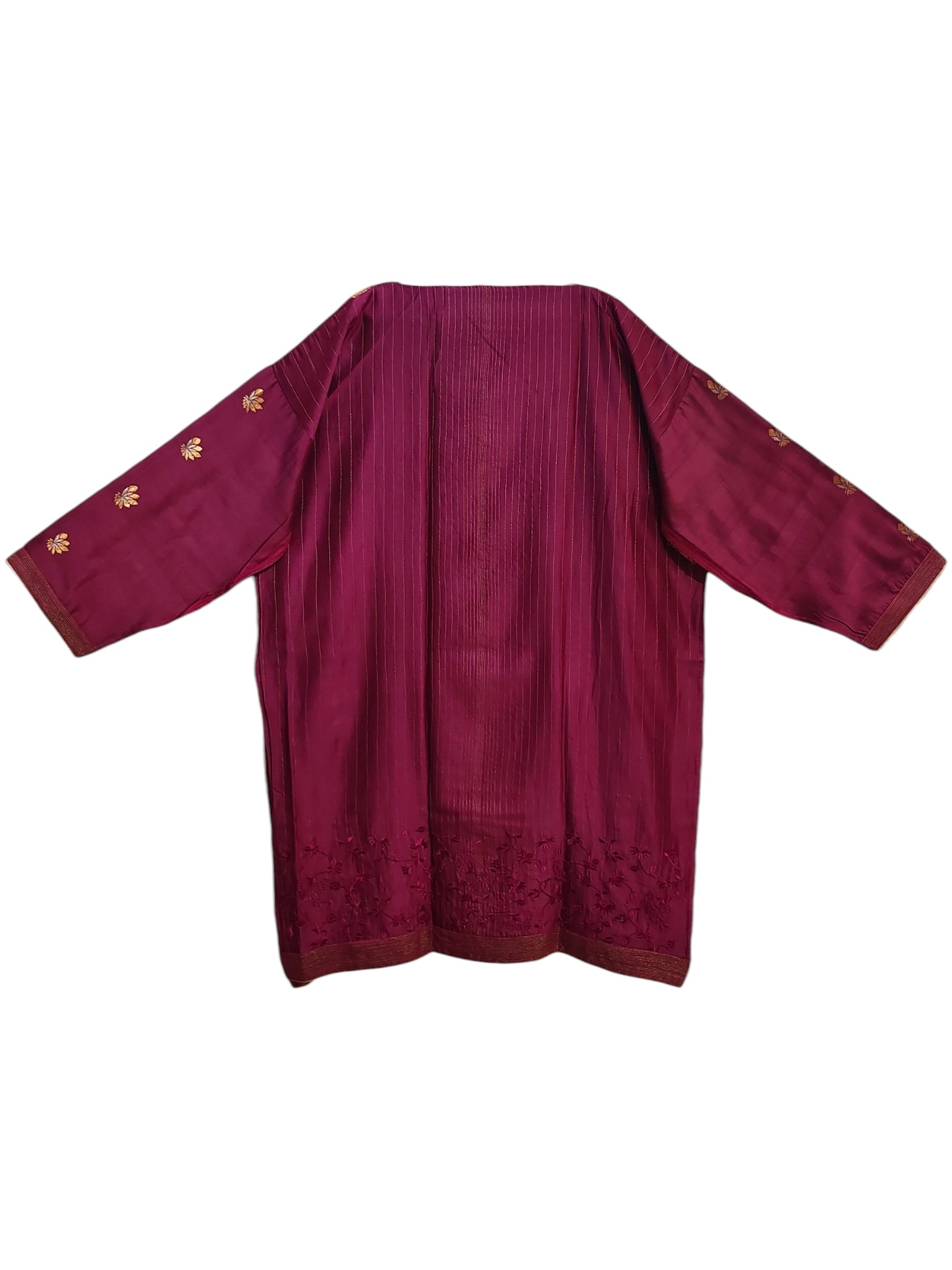Semi Stitched Chanderi Formal kurta