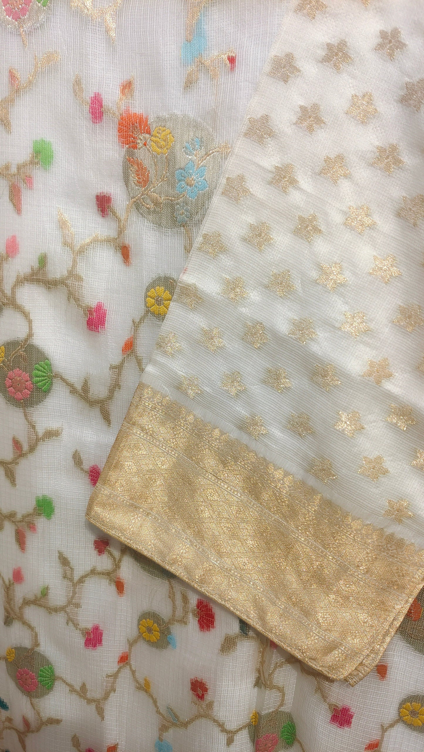 Semi Stitched Formal silk kota Kurta VISHAL KAPUR