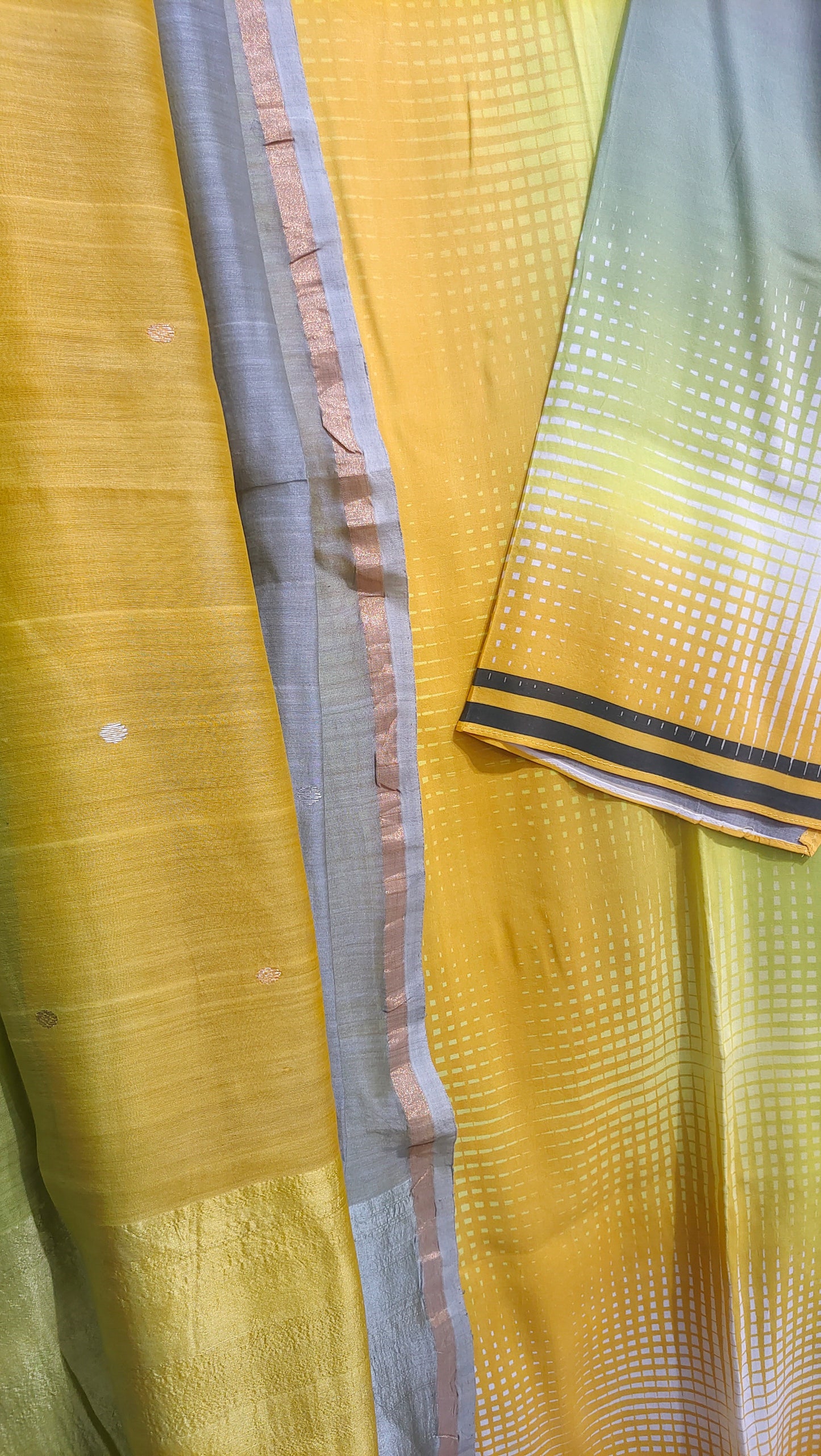 Semi Stitched cotton modal Suit Set