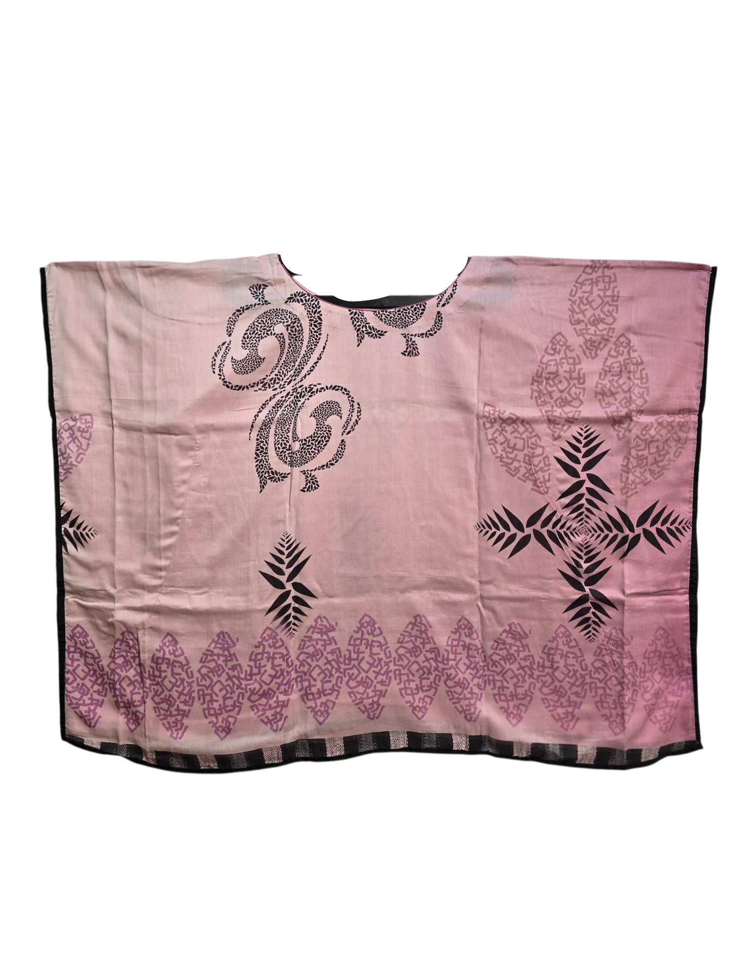 Stitched Chanderi Printed Short Kaftan