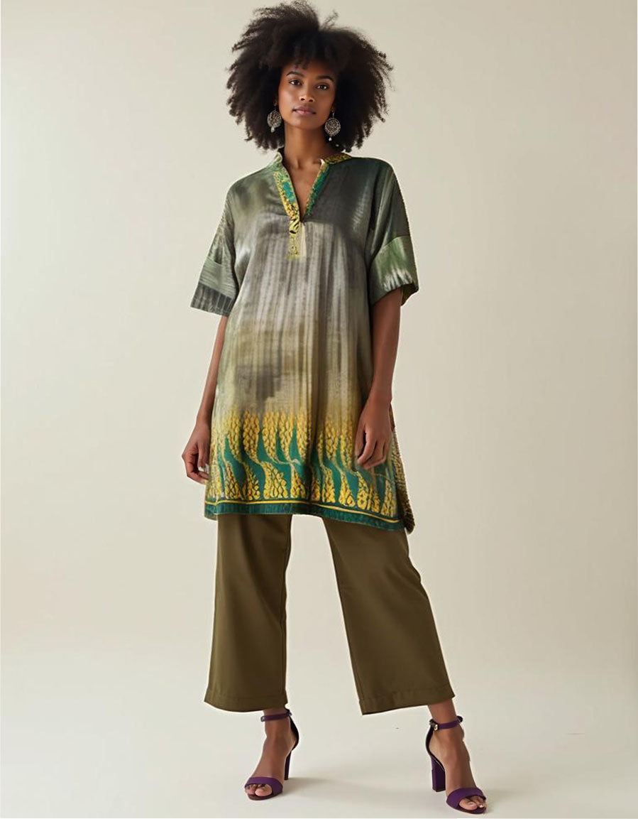 Stitched Digital Printed Short Tunic