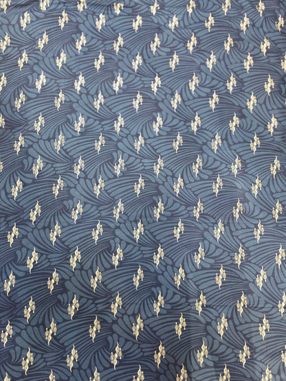 Indigo printed cotton Mens shirt VISHAL KAPUR STUDIO