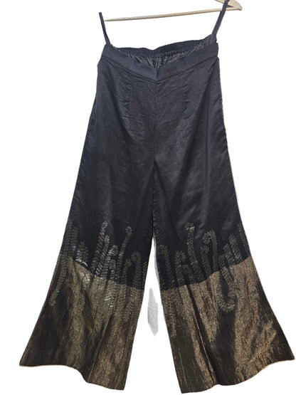 Formal Chanderi Zari embroidered Palazzo pant