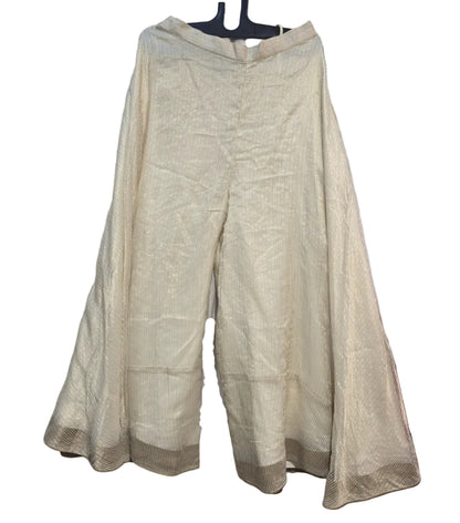 Formal chanderi Embroidered Palazzo pant