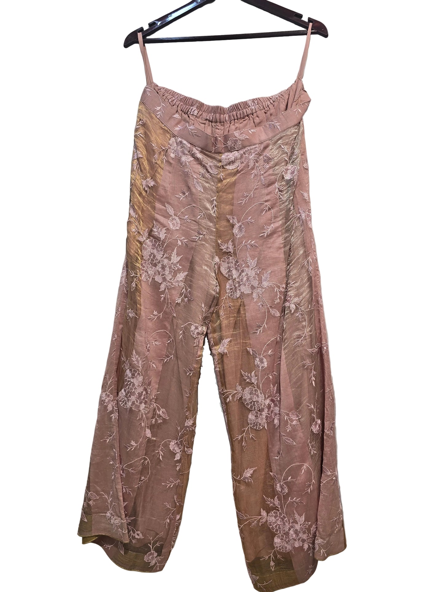 Formal chanderi Embroidered Palazzo pant