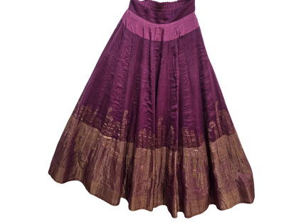 Semi stitched Formal Skirtset