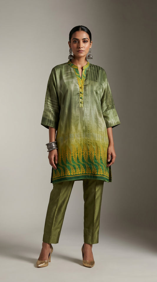 Stitched Digital Printed Short Tunic