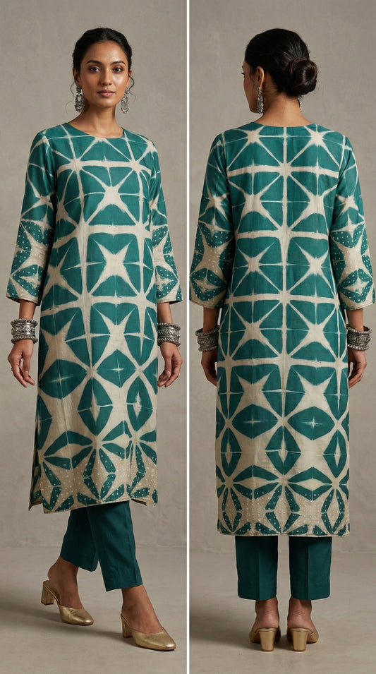 Semi Stitched Cotton lawn kurta