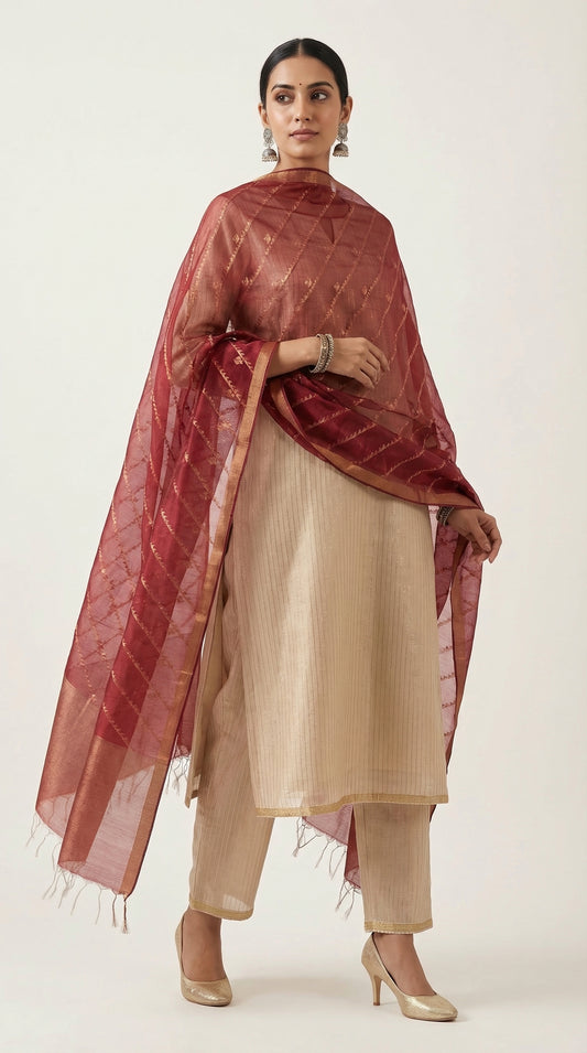 Formal Chanderi Dupatta