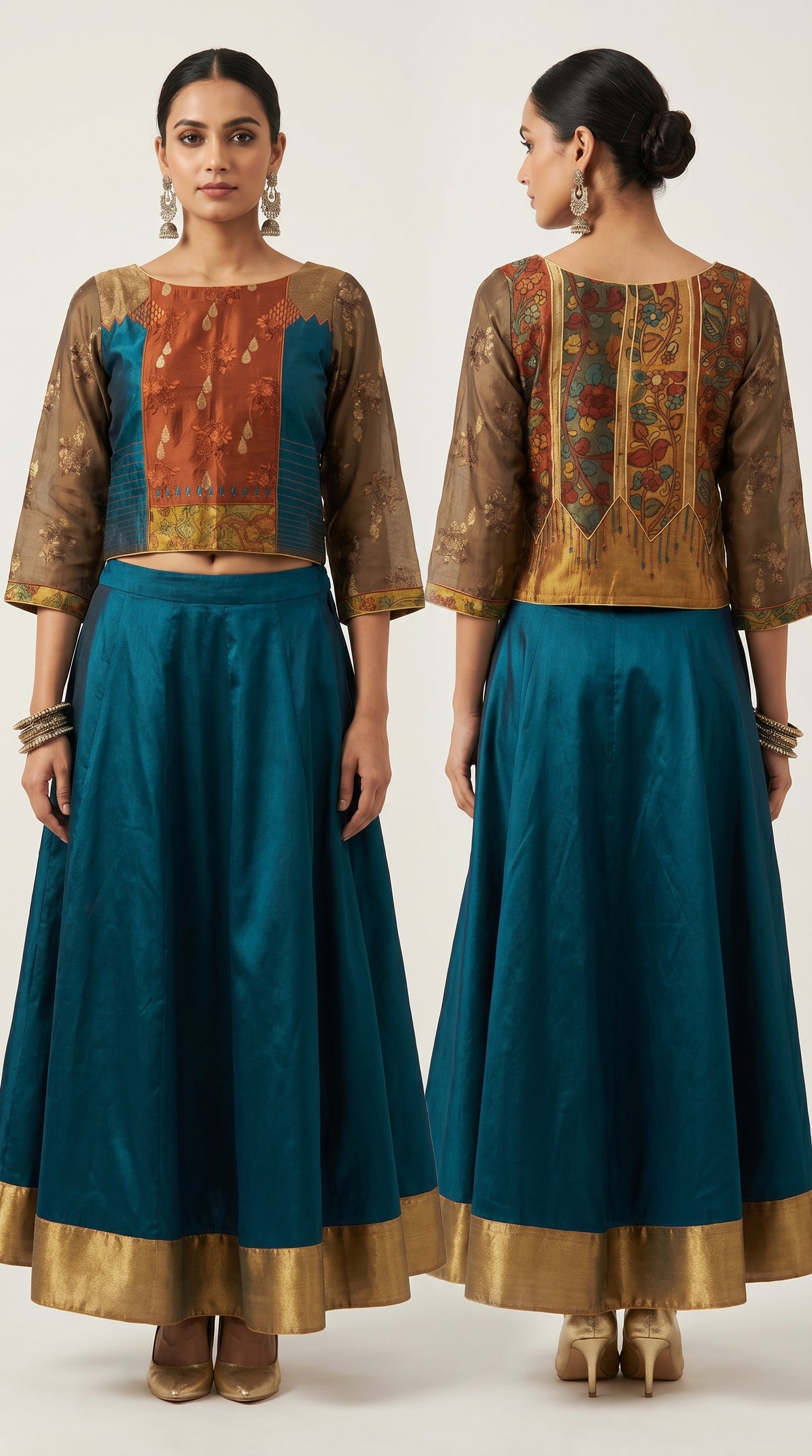 Stitched Chanderi Ɓlouse