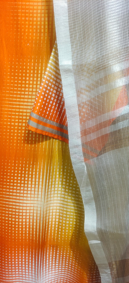 Semi Stitched Mudal Cotton Kurta