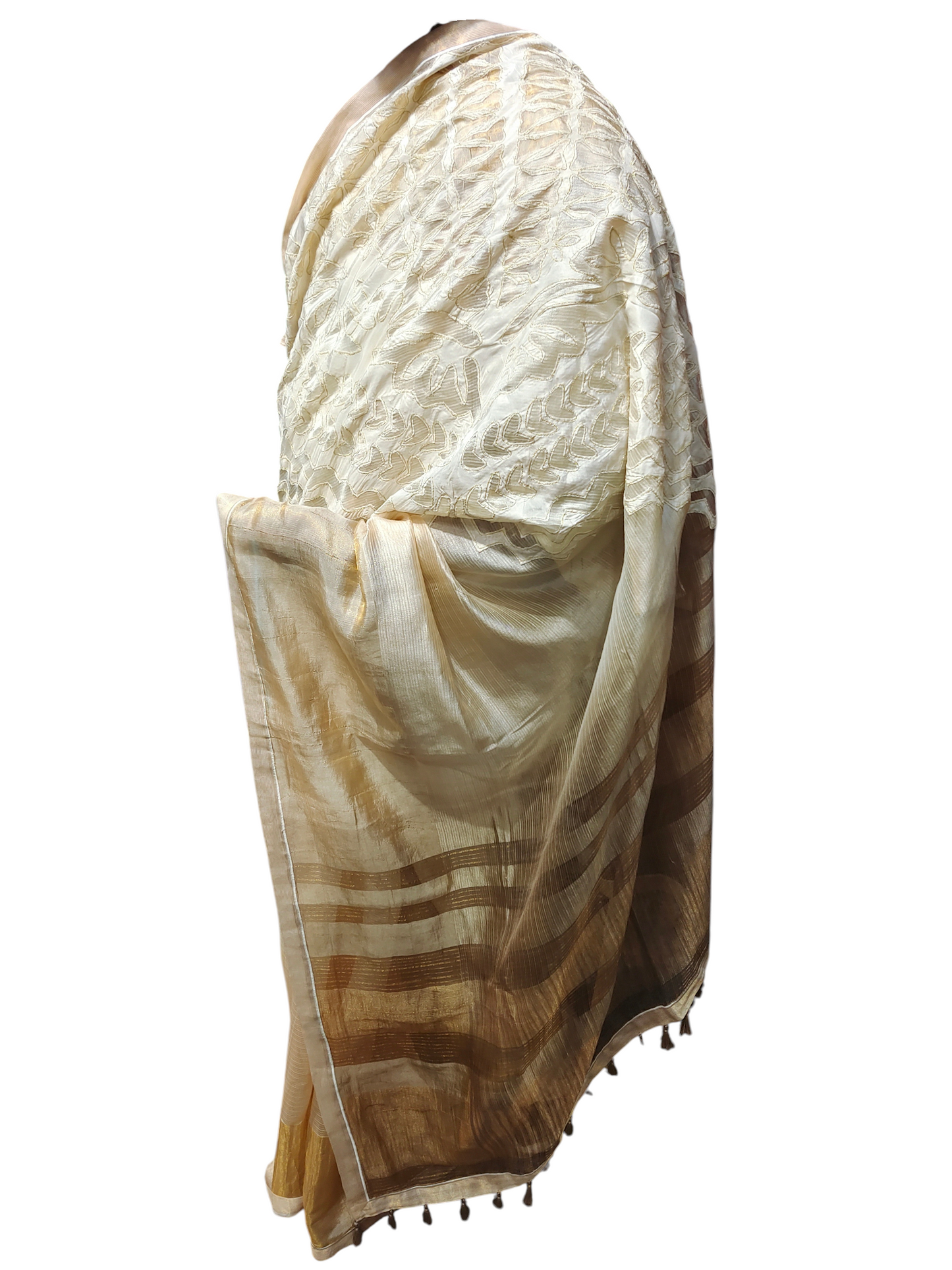 Formal Silk Katabh cutowork Saree
