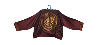 Semistitched Chanderi Ɓlouse Jacket