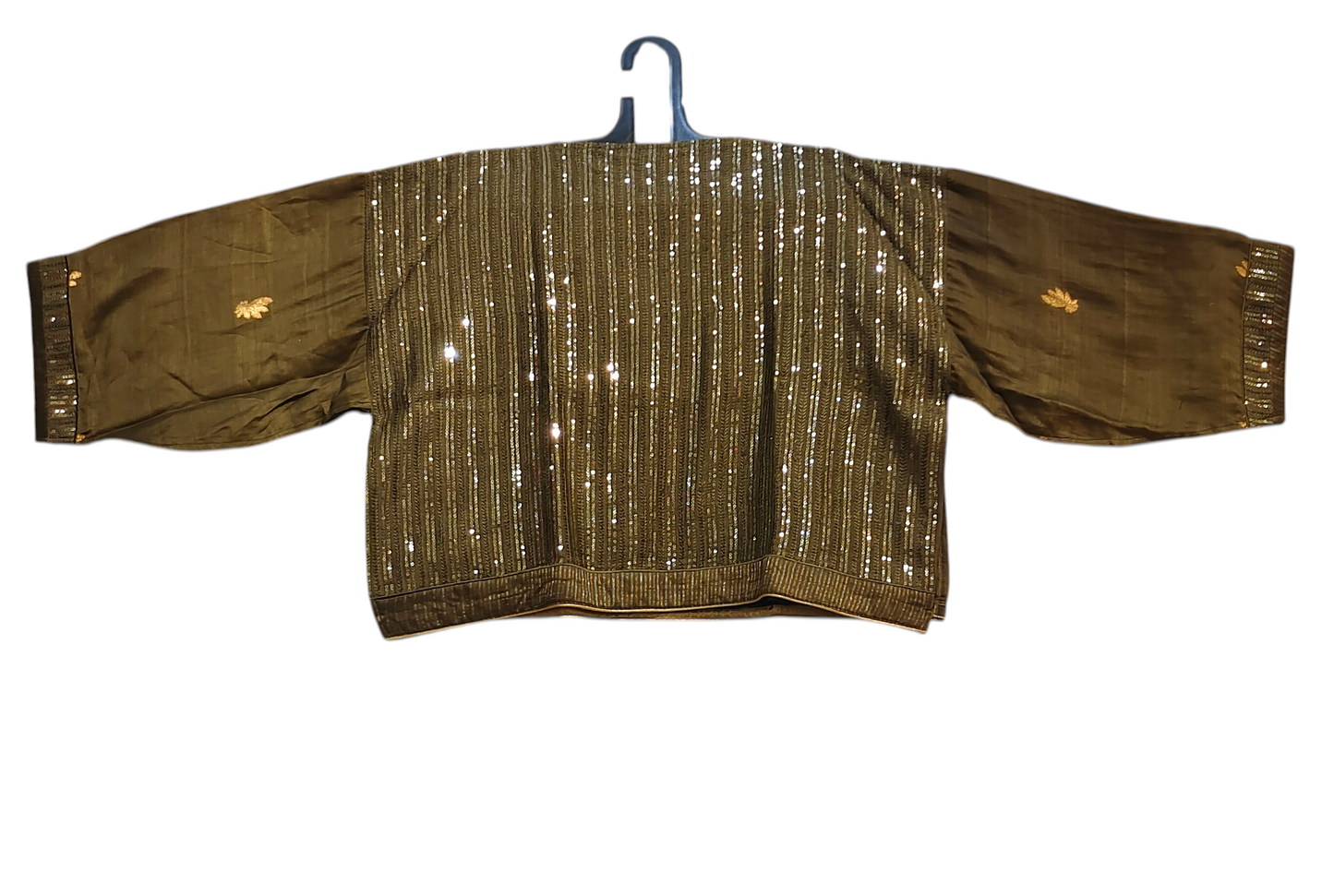 Semistitched sequinned Blouse