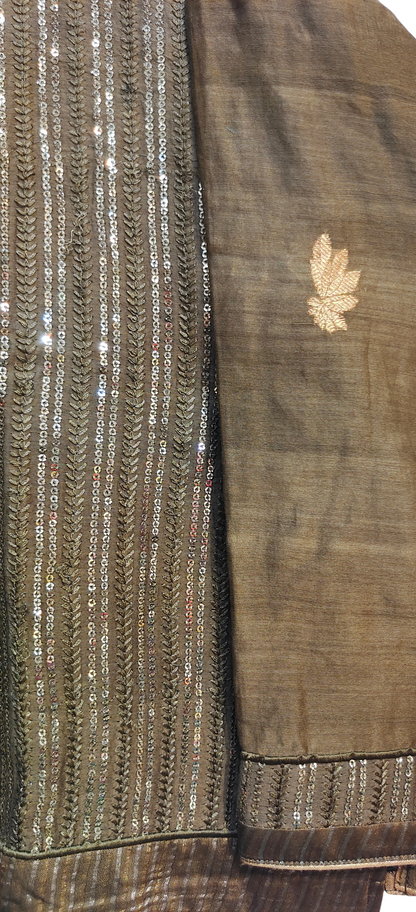 Semistitched sequinned Blouse