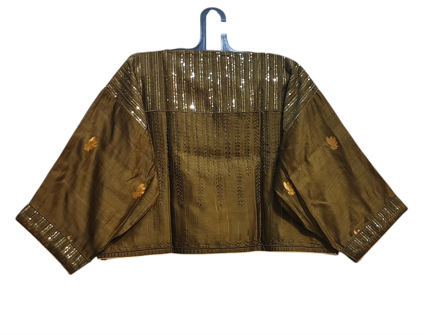 Semistitched sequinned Blouse