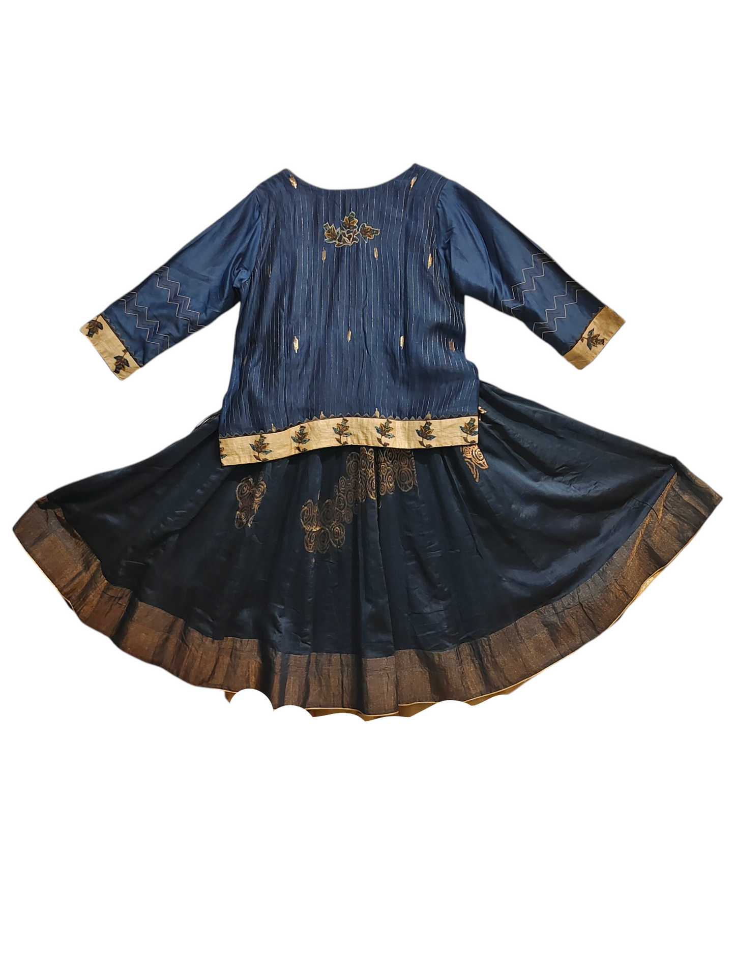 Semi stitched Formal Skirtset