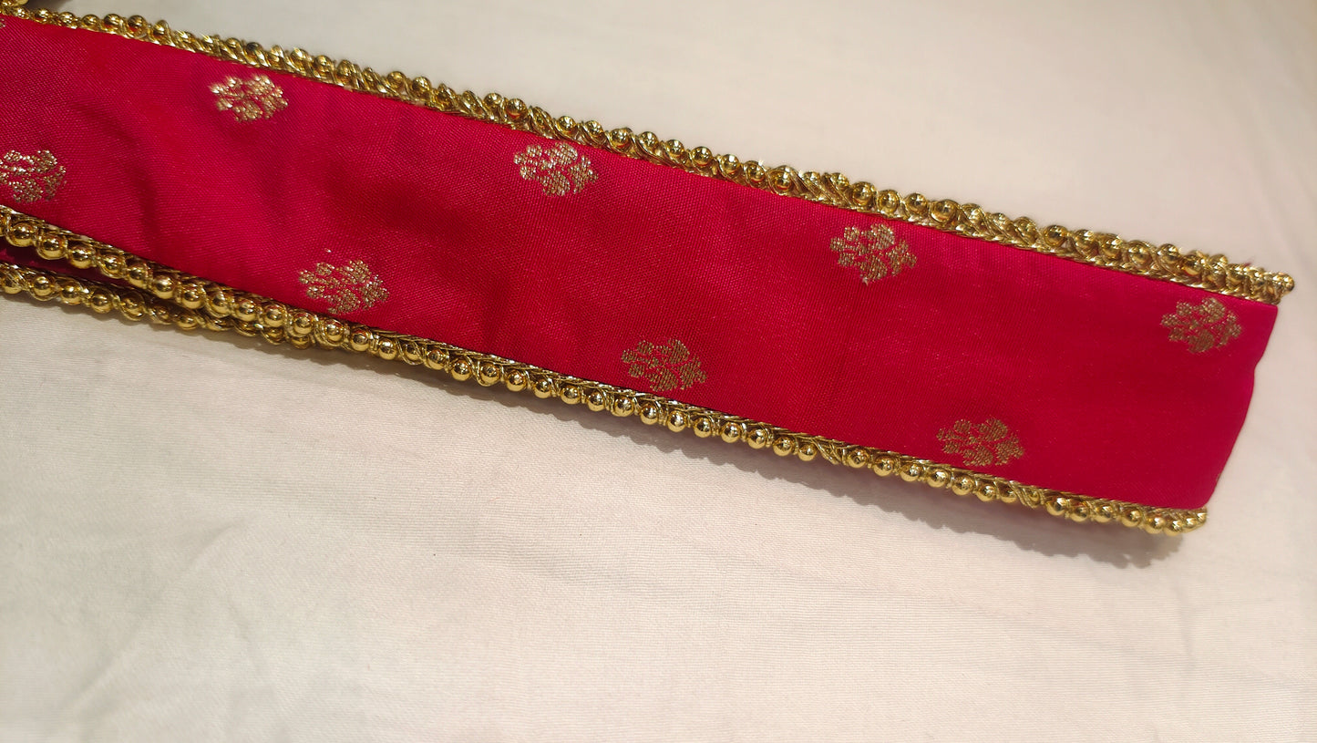 Noir & Ruby Chanderi Potli Bag