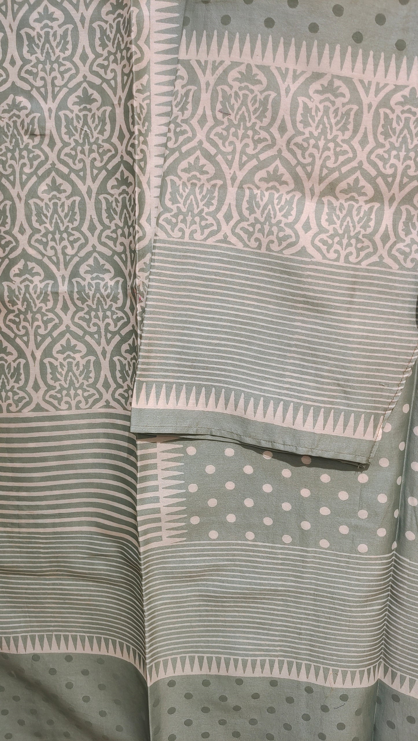 Semi Stitched Chanderi Casual kurta