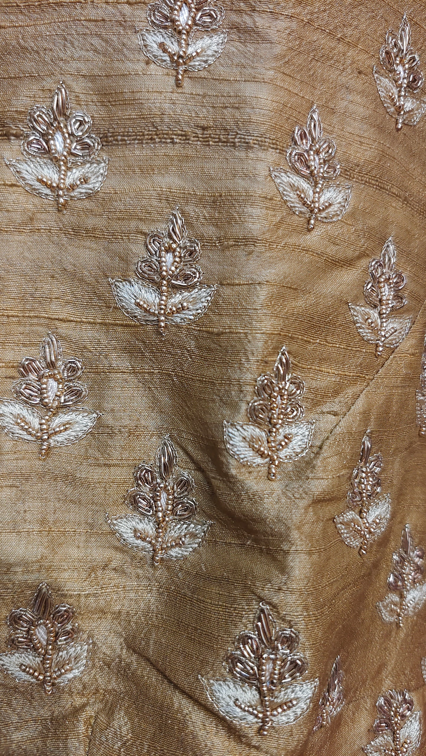 Formal Silk Paisley Zardozi saree