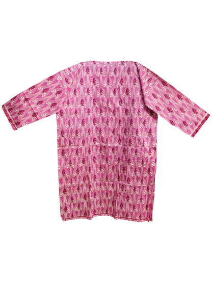 Semi Stitched Cotton Casual Suitset