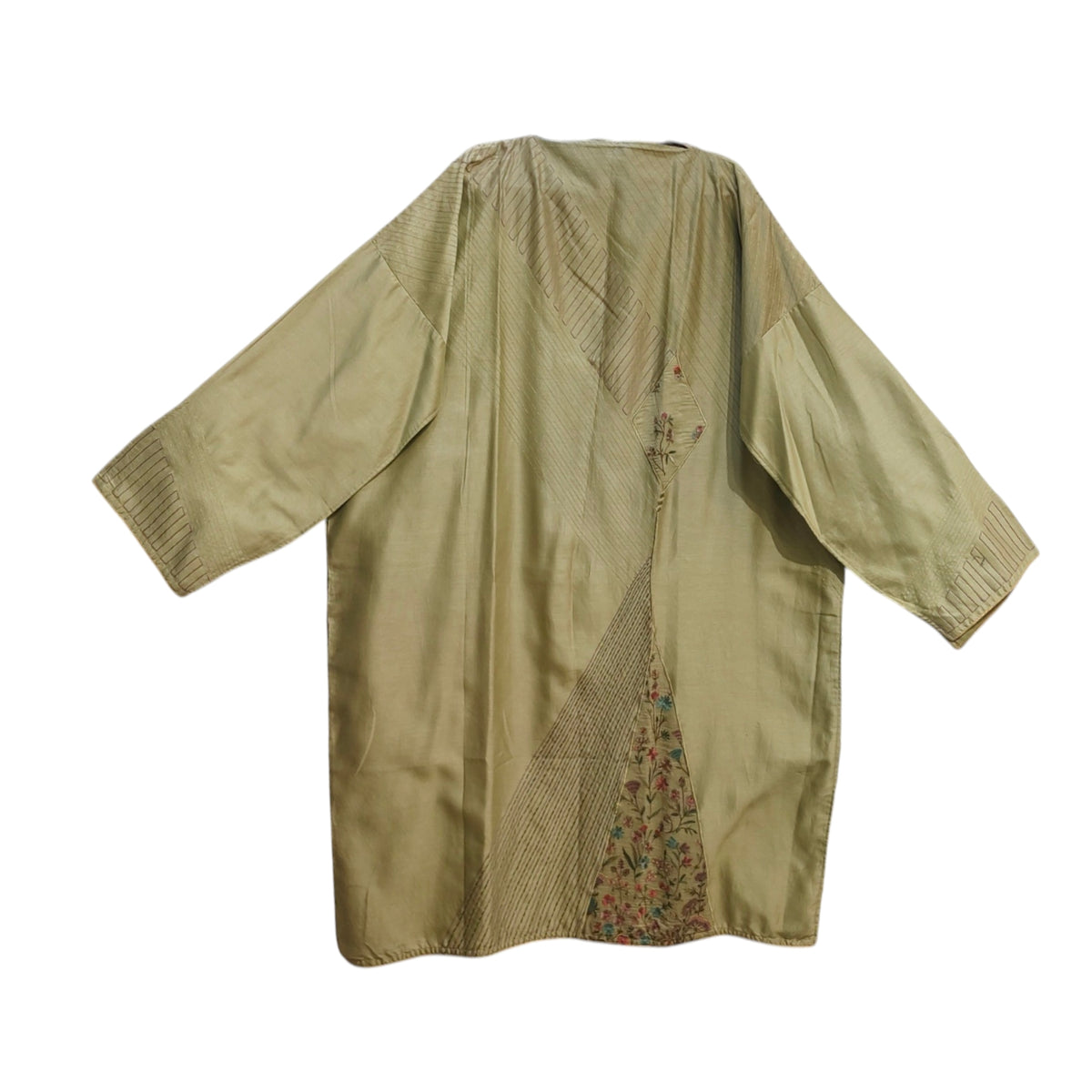 Semi Stitched Chanderi  Formal kurta