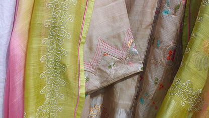 Semi Stitched Chanderi  Formal kurta