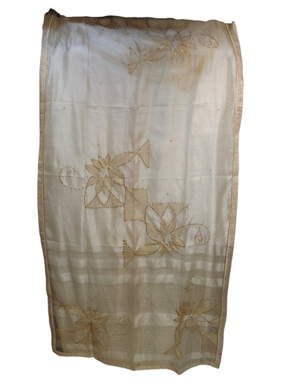 Semi Stitched Chanderi Formal Suitset