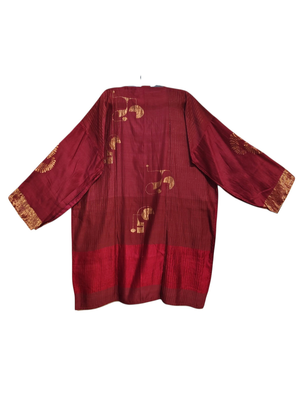Semi Stitched Chanderi  Formal kurta