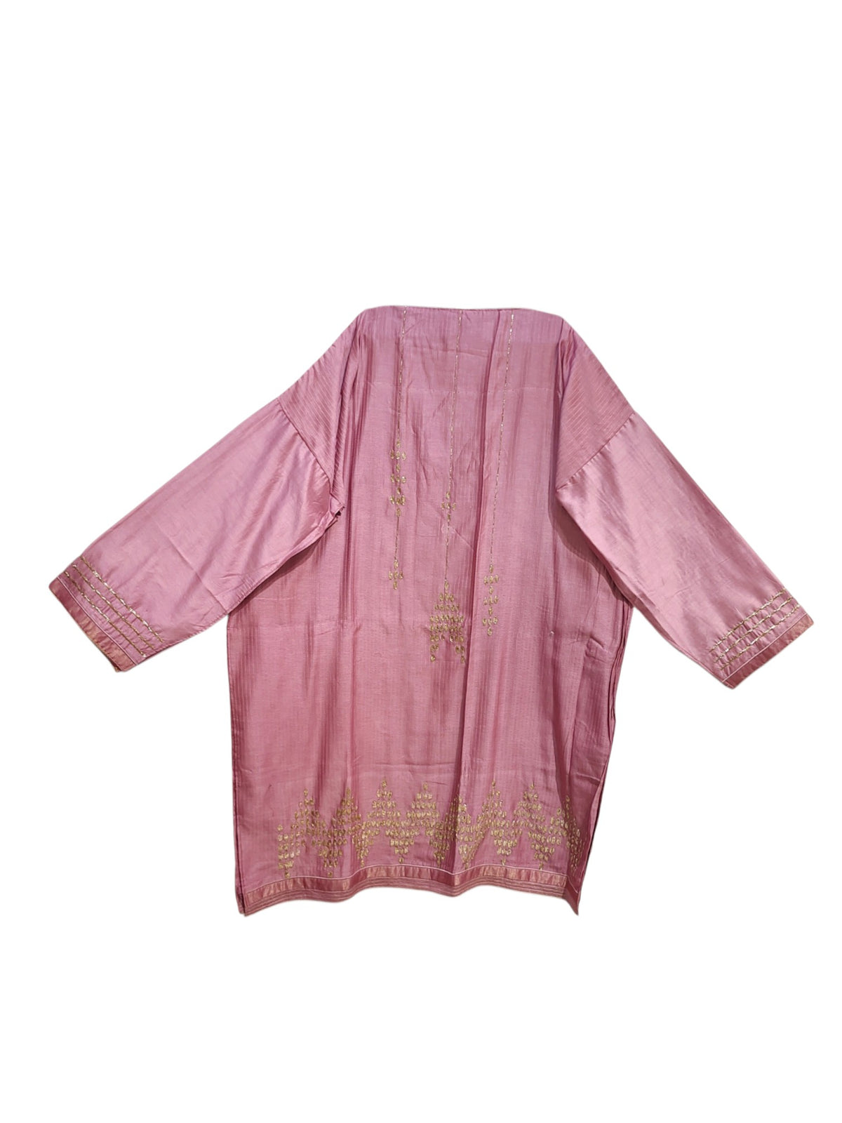 Semi Stitched Chanderi  Formal kurta