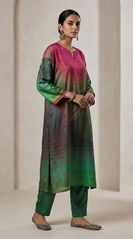 Semi Stitched Cotton lawn kurta