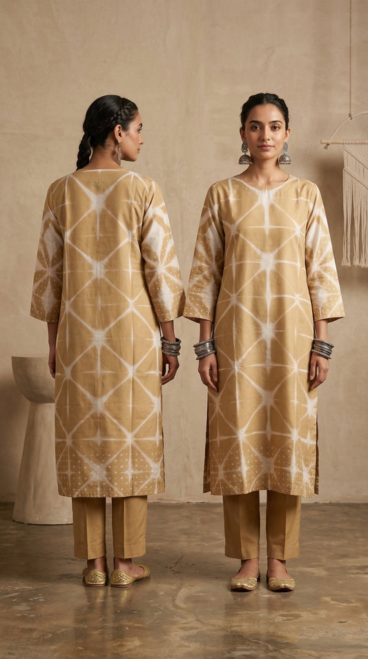 Semi Stitched Cotton lawn kurta