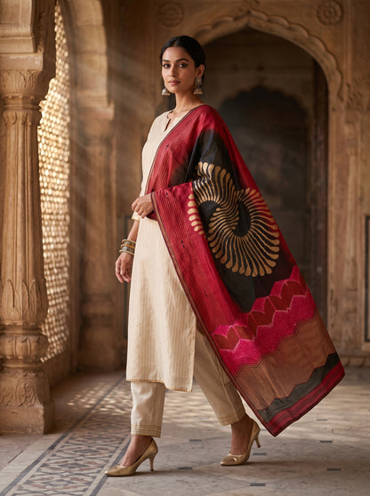 Formal Chanderi  Dupatta