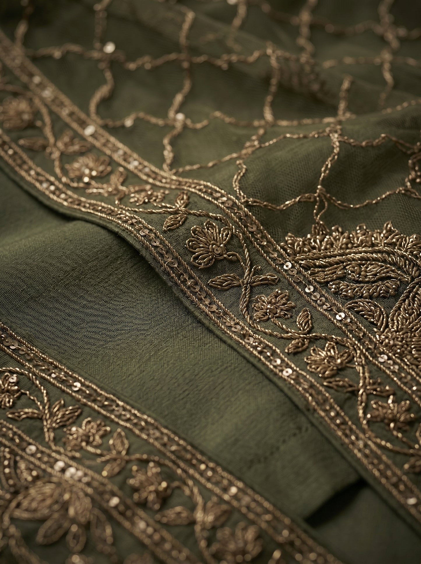 Formal Made to Order Embroidered Dupatta