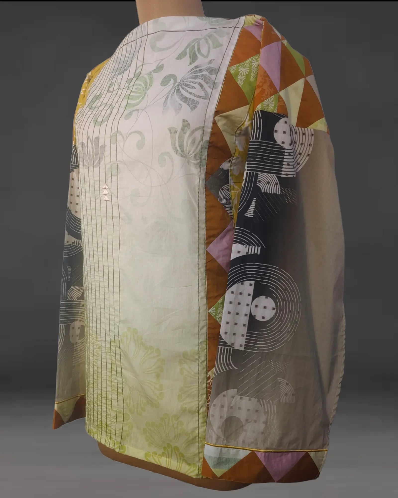 Semistitched Short Tunic (VKST01MAY31) - VISHAL KAPUR