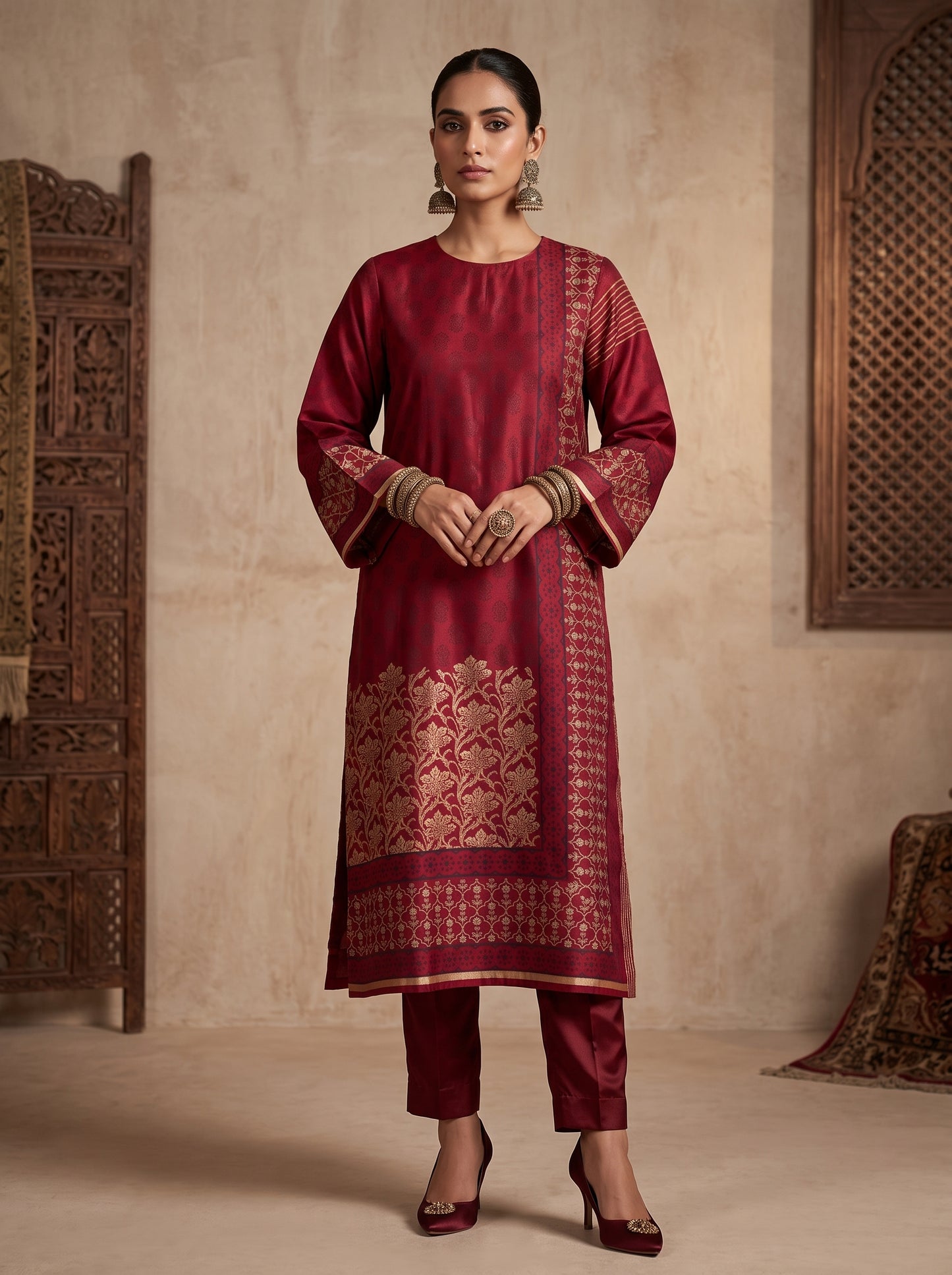 Semi Stitched Casual kurta