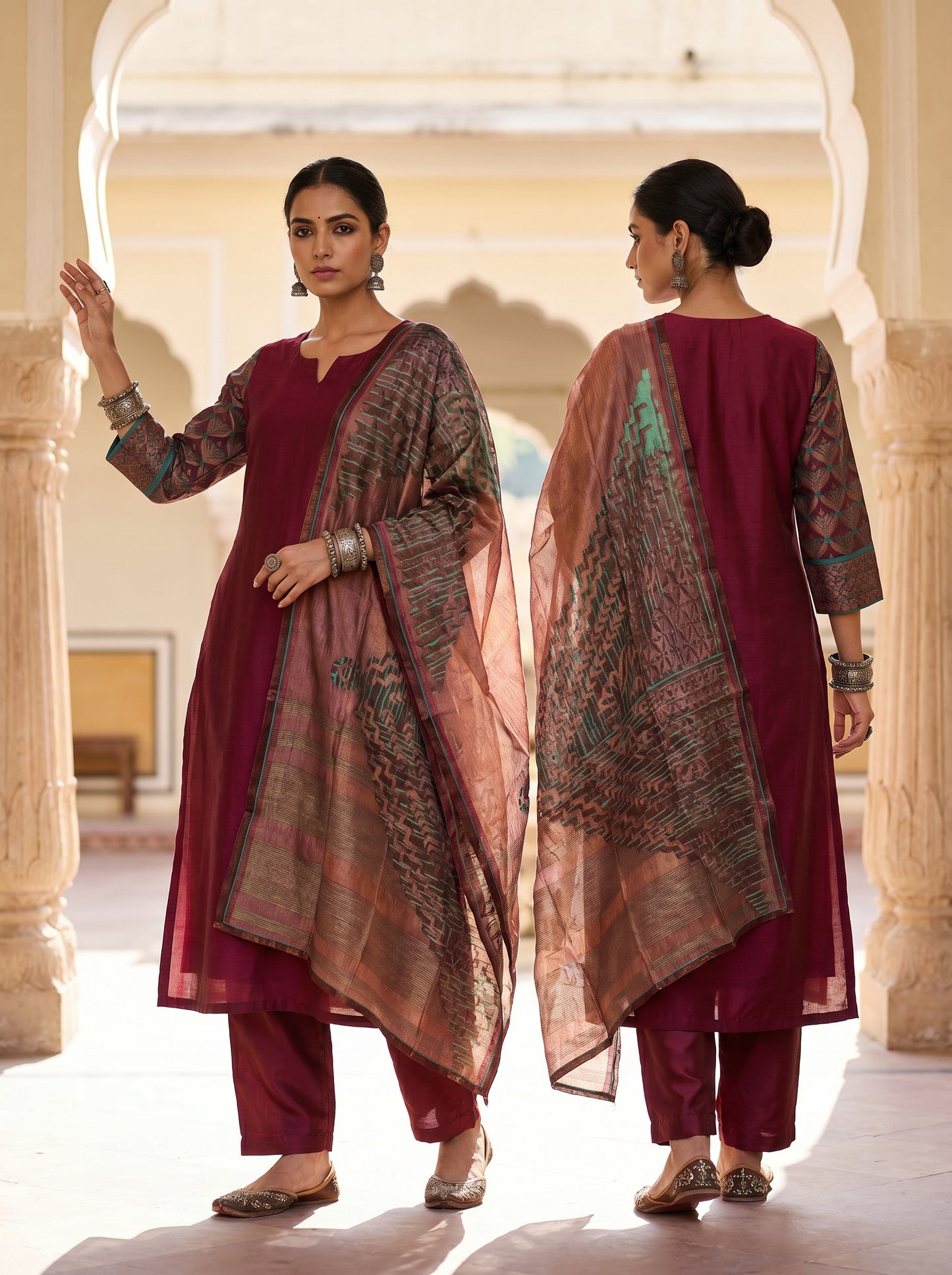 Formal Chanderi Dupatta