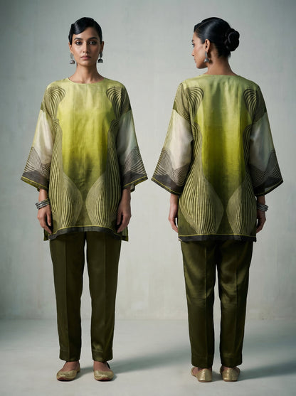 Semi Stitched linen kota Short Tunic
