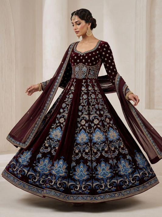 Embroidery Formal Anarkali Set