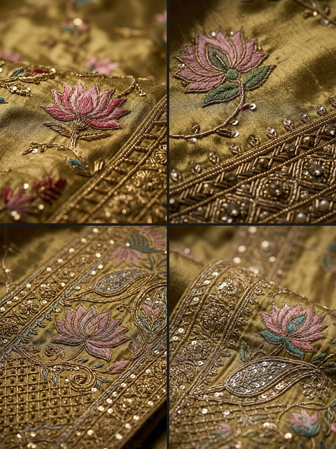 Formal Pure Silk embroidered Saree