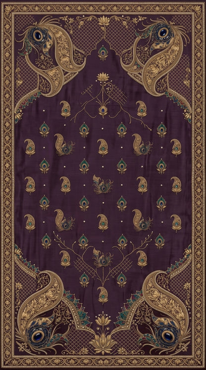 Customised Chanderi Embroidered set