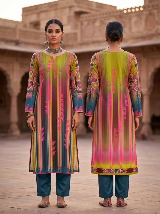 Semi Stitched Casual kurta