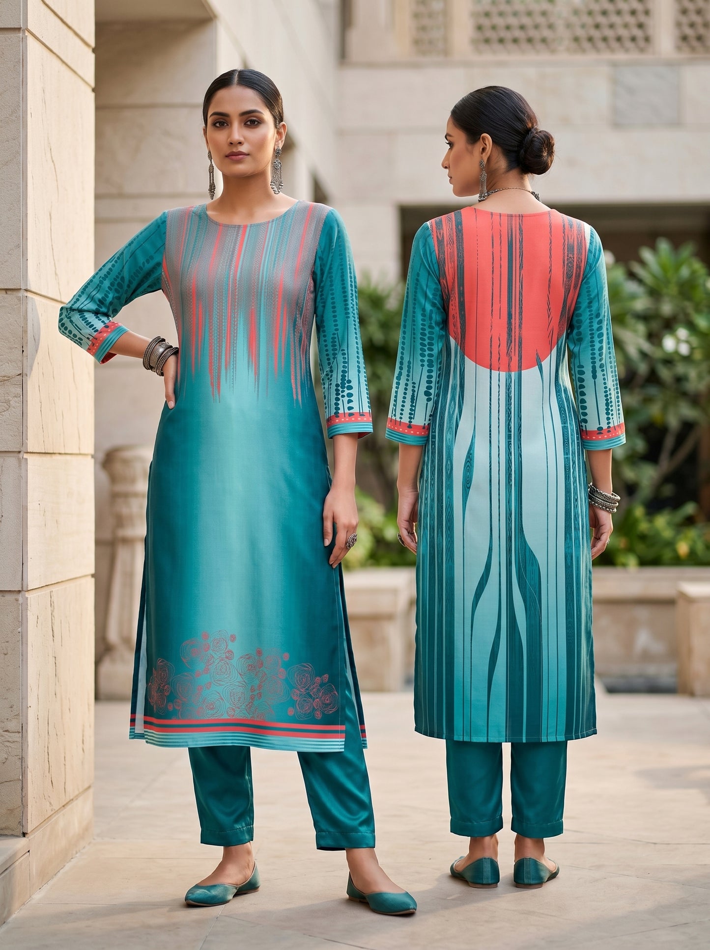 Semi Stitched Casual kurta